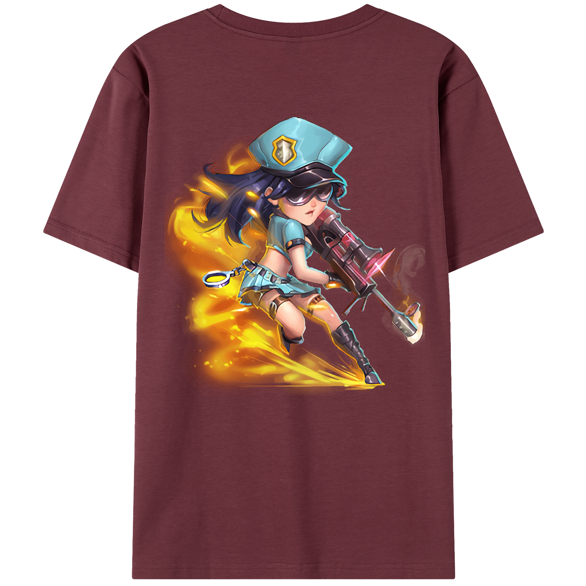 リーグ・オブ・レジェンド League of Legends LOL 綿100％半袖Tシャツ（背面プリント）